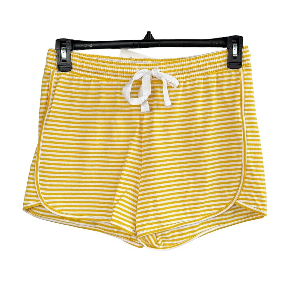 Style & Co Small Casual Pull-On Shorts Striped Stretch Elastic Waist Loungewear